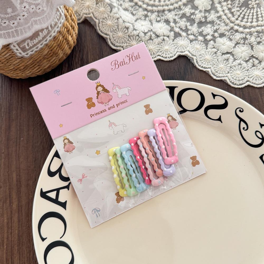 10 buc. Acele de păr coreene noi pentru copii, fete, culoarea ceaiului cu lapte, barete prințesă, clemă laterală, accesorii de păr pentru fetiță