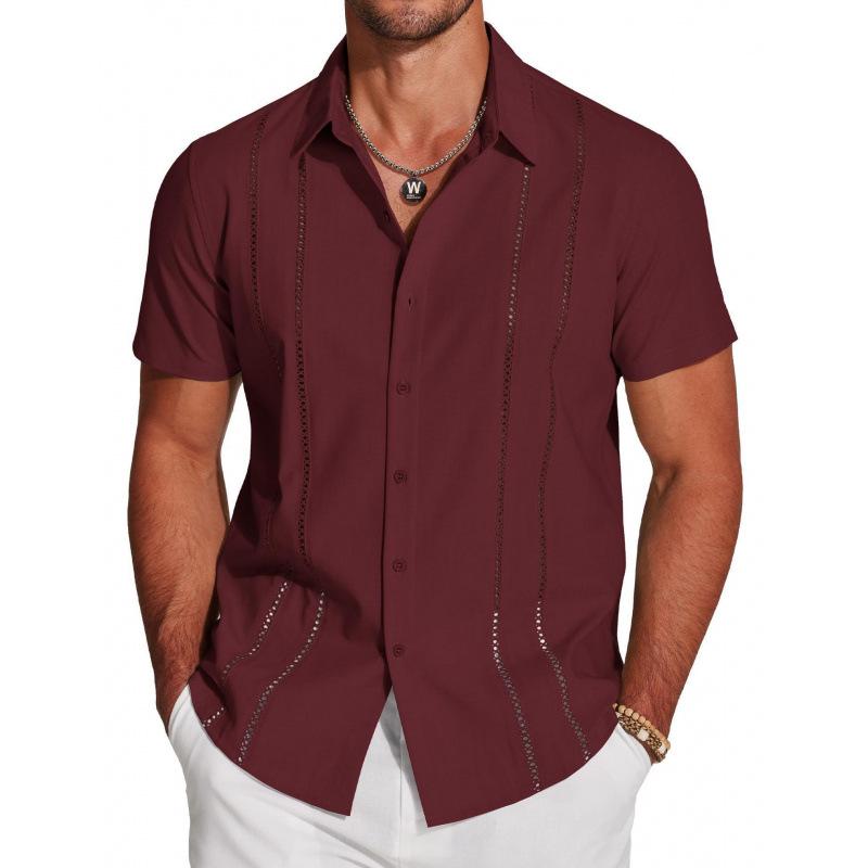 Men's 3D Printed Hawaiian Short Sleeve Vacation Shirt