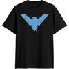 BATMAN Nightwing Logo Justice League Teen Titans DC Kostüm Erwachsenen T-Shirt