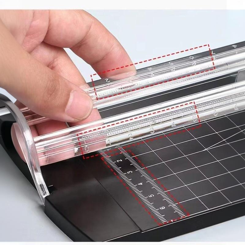 Double Sided Cutting A4 Paper Cutter Small Mini Paper Cutter Student Hand Made Ledger Cutting Photo