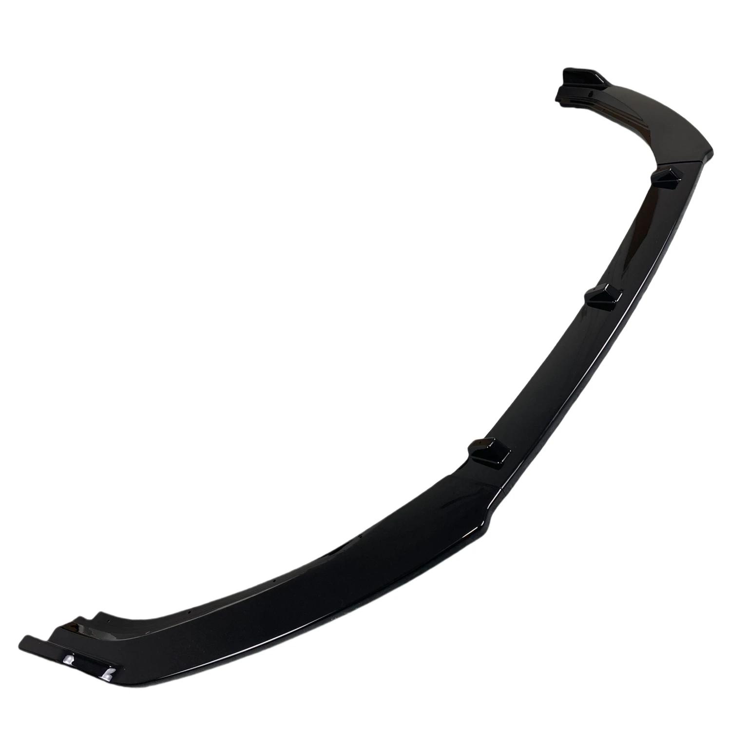 3Pcs Gloss Black Car Front Bumper Lip Splitter Diffuser For Seat Leon MK2 1P FR S/T TSI Facelift 2009-2012 Bodykits Tuning Gloss Black
