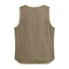 Men Color Block Sleeveless Muscle Workout Gym  Shirts Casual Button Down Slim Fit Tee