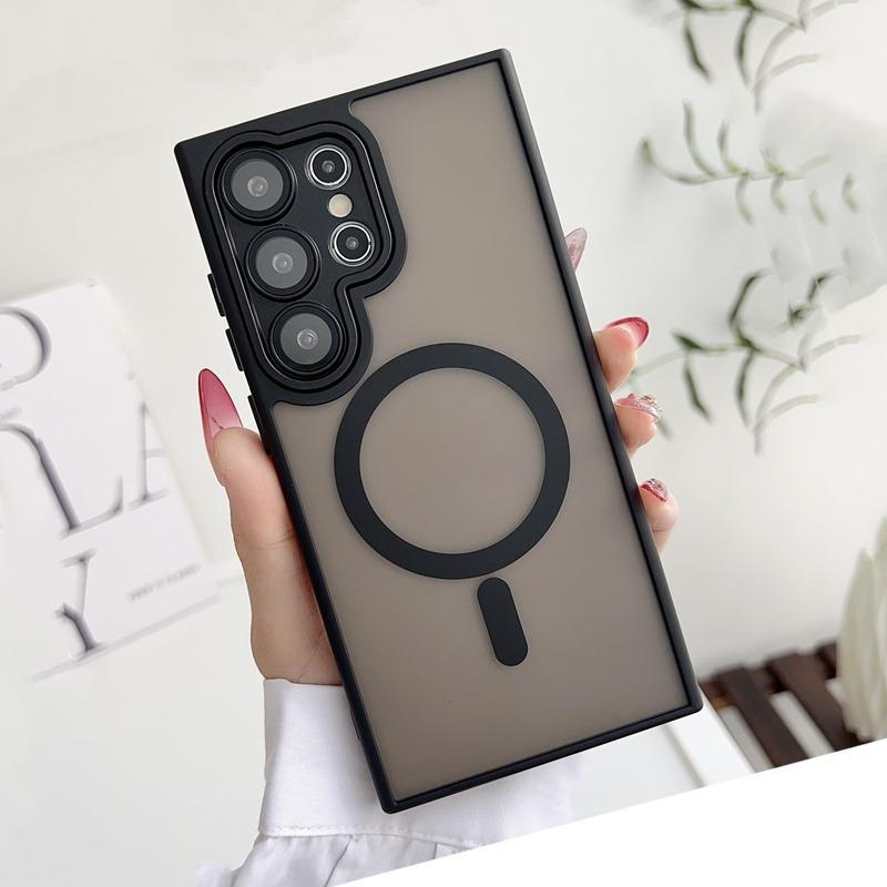 Suitable for Samsung A56 Magnetic Phone Case Galaxy A55 5G Skin Feeling A16 Matte S25 Anti Fall A36 Protective Case