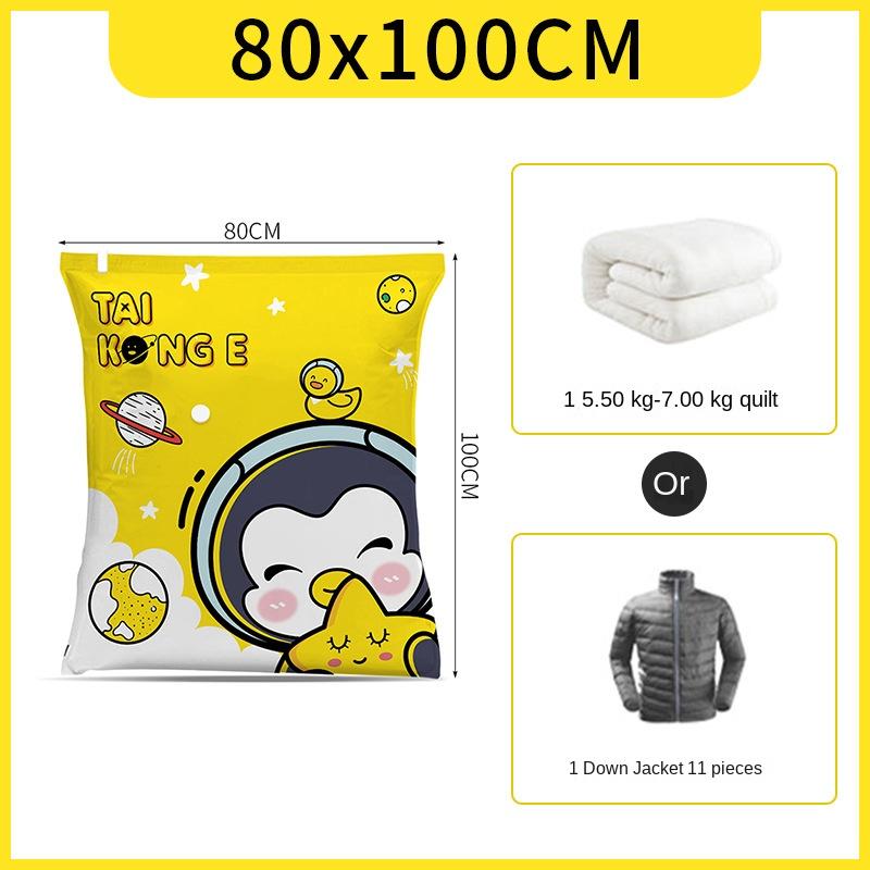 3224 Vakuum-Kompressionsbeutel Große Größe Steppdecke Bettwäsche Aufbewahrungsbeutel Steppdecke Kleidung Haushalt Luftabsaugender Kleider-Sortierbeutel