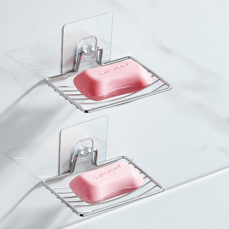 Bathroom Sink Steel Draining Soap Dish Case