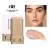 Eraser Dual End Foundation Stick With Brush Natural Skin Feel Oil Control Long Lasting Fit Skin Invisible Pores