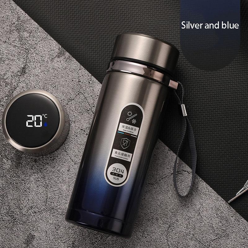 500ML LED Temperature Display Stainless Steel Thermos Sports Thermos Keep Hot and Cold Hot and Cold Insulated Cup