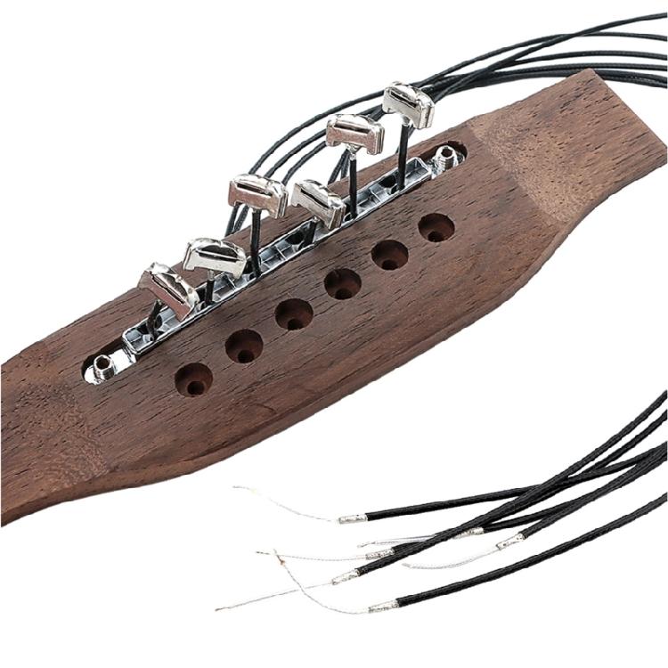 Professional Acoustic Guitar Piezo Bridge Pickup Replacements For 6 String Guitars With Enhances Sound Clarity Designs