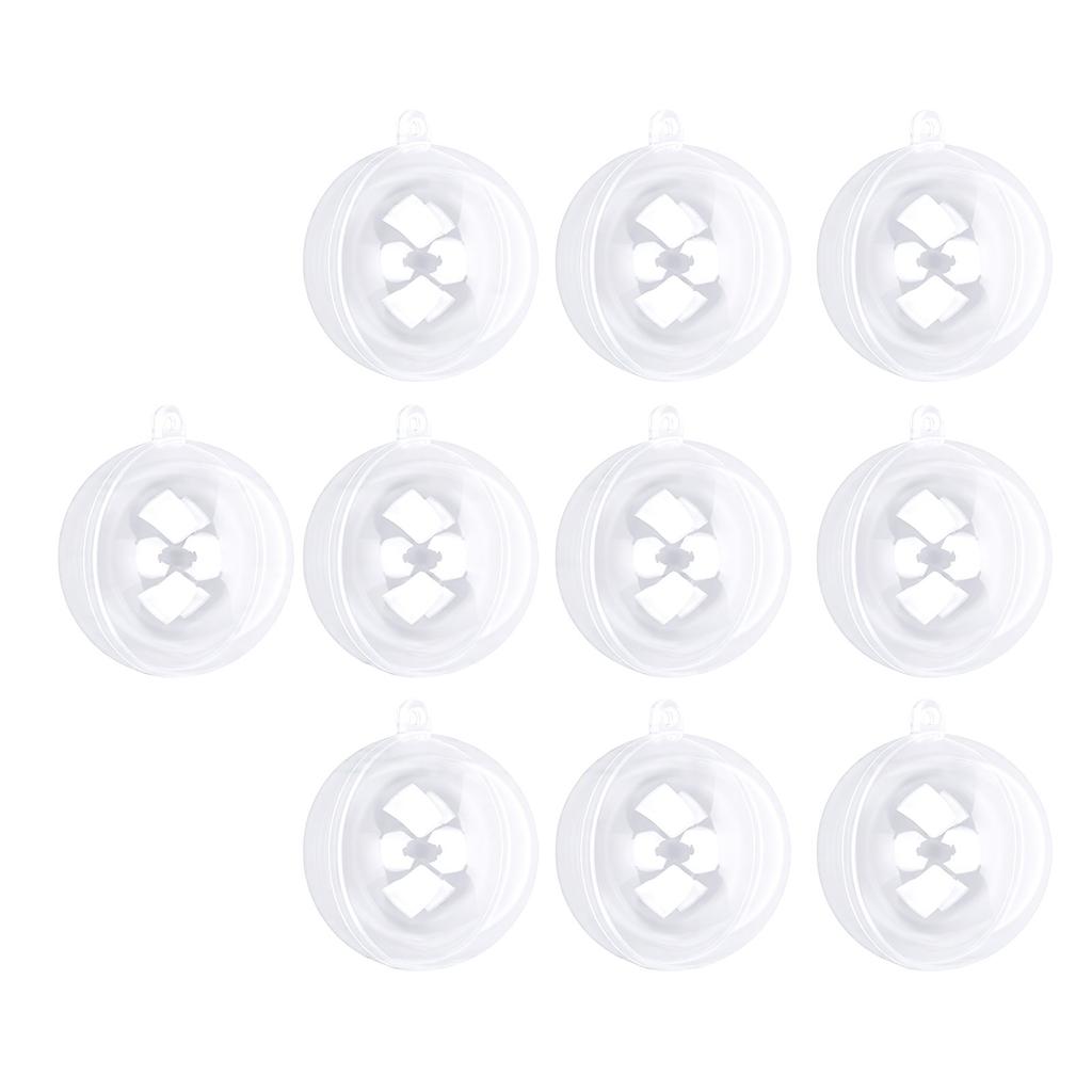 10PCS 2 Inch Claw Machine Clear Plastic Balls Vending Machine Capsules for Gachapon