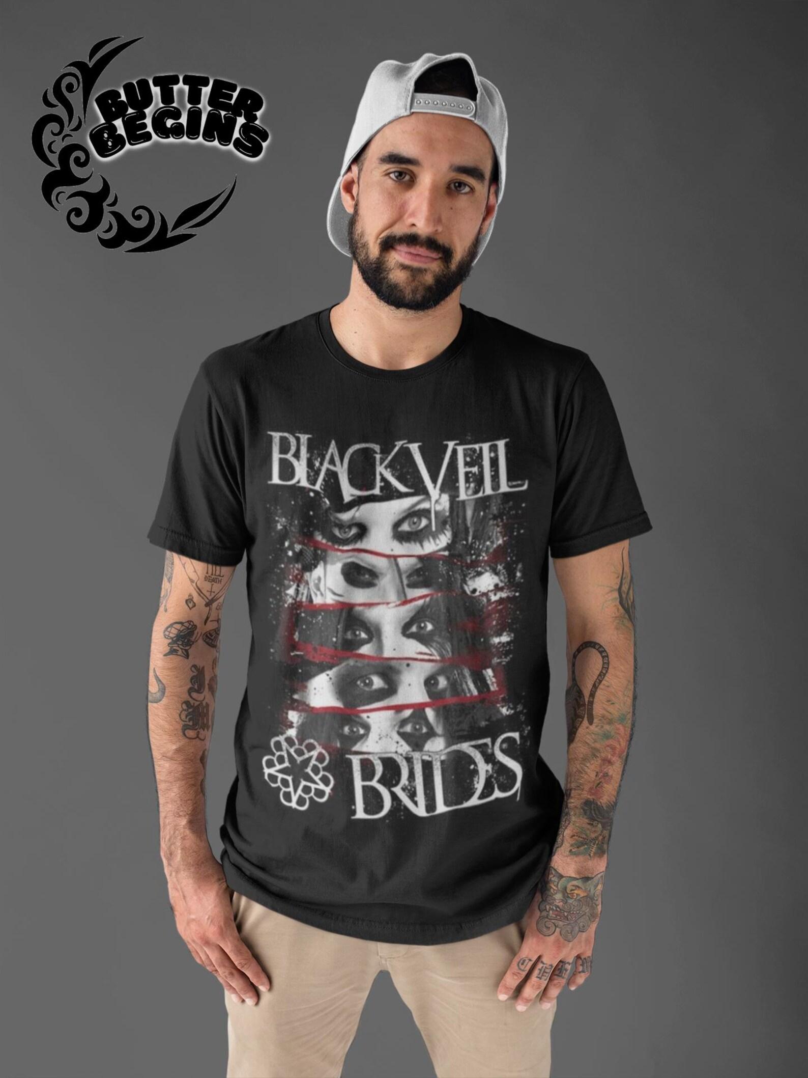 Black Veil Brides T-Shirt – In The End Band Merch Unisex Rocker Clothing L