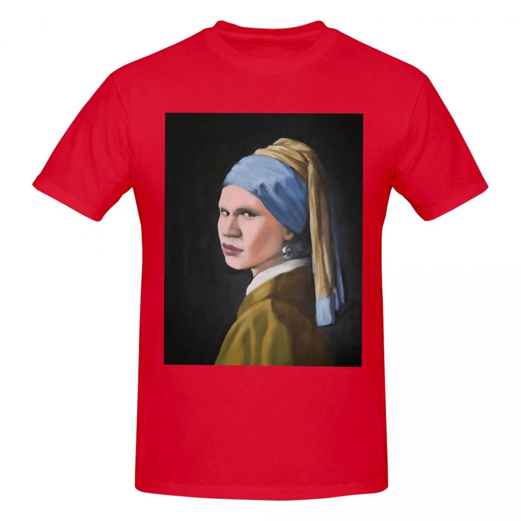 Erl With The Pearl Earring T Shirts Graphic Y2K Gifts Quality T Shirts For Men Women Clothes