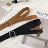 No Punching Woven Belt Elastic Canvas Belt Female Style Student Decorative Belt