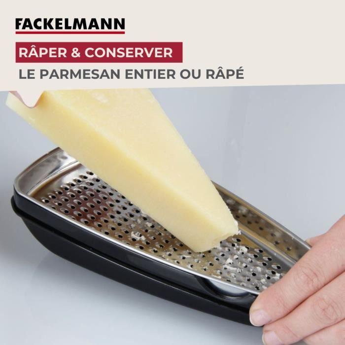 Duo Râpe À Zeste Et Râpe À Parmesan - FACKELMANN - Acier Inoxydable - 42 Et 19 Cm