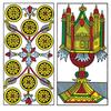 CBD Tarocchi di Marsiglia 12x7 cm Giochi di carte manuali cartacei