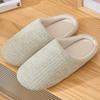 Winter Women Home Slippers Soft Warm Flat Slides Silent Comfortable Non-slip Slippers Indoor Outdoor Men Casual Slippers