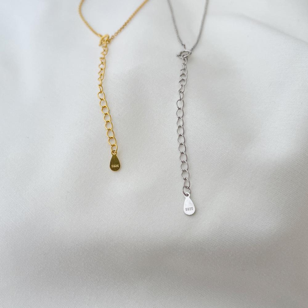 Tancise S925 Sterling Silver Moissanite Colier cu pandantiv cu personalitate de lux pentru femei Classic Tide Sugar plin de lanț de claviculă sălbatică.