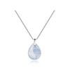 Teardrop Moonstone June Birthstone Necklace for Women [KOAI]