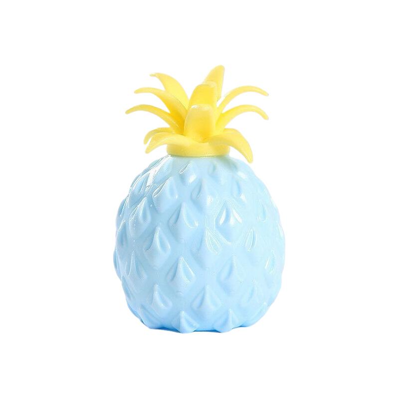 Soft Squeeze Toys Pineapple Stress Relief Ball Water Feeling Squishy Sensory Toys Water Beads Squeeze Fidget Toy Anti Anxiety