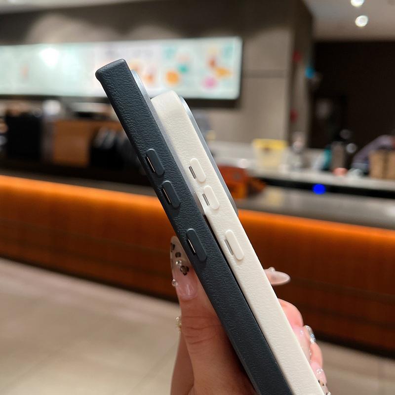 Carcasă pătrată din piele cu textură florală cu model floral pentru Samsung S25 S24 S22 Ultra S23 S21 S20 Fe A55 A54 A53 A52 A35 A15 A16 rezistentă la șocuri moale TPU subțire husă