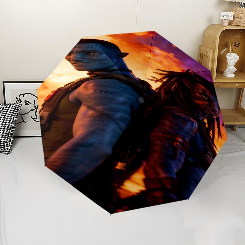 Avatar Theme Automatic Umbrella, Lightweight & Portable, 8 Rib, Perfect for Outdoor Travel, Birthdays, Christmas, Gifts.