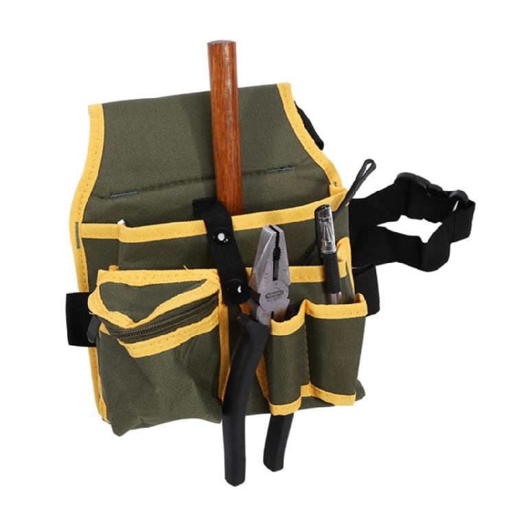 Canvas Electrician Tool Belt Pouch Carpenter Construction Holder Pocket Organize