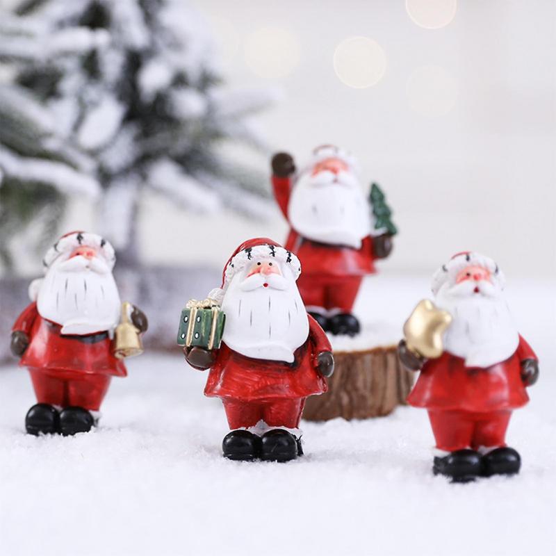 Ornament Crafts Stylish Pretty Resin Ornament Supplies Santa Claus For Christmas Decor