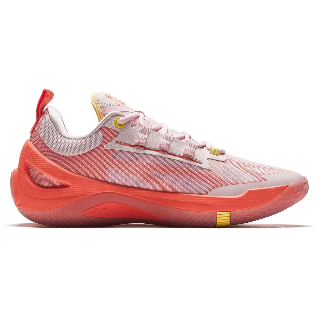 Anta ZAP 1 Basketball Shoes Pink Orange Yellow Men 912411110Q-5