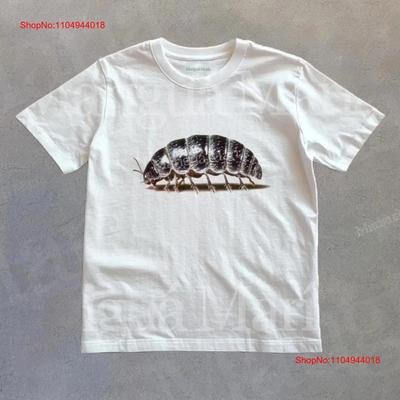 Insect Retro T Shirt Vintage Bug Pill Lover Nature Entomology Creepy Crawlies Top Isopod Desig