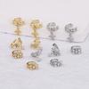 1pc Delicate Zircon Cute Clip Earrings for Women Female No Piercings Buckle Ear Cuff Fake Cartilage Ear Fashion Jewelry EF129