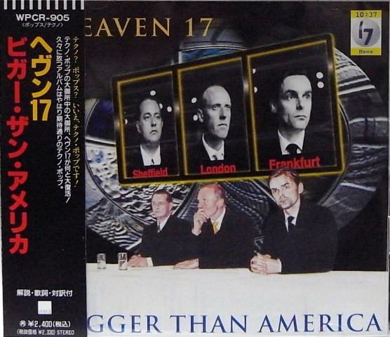 

CD HEAVEN 17 - Bigger Than America WPCR905 WEA 1996 Japan Rock Used