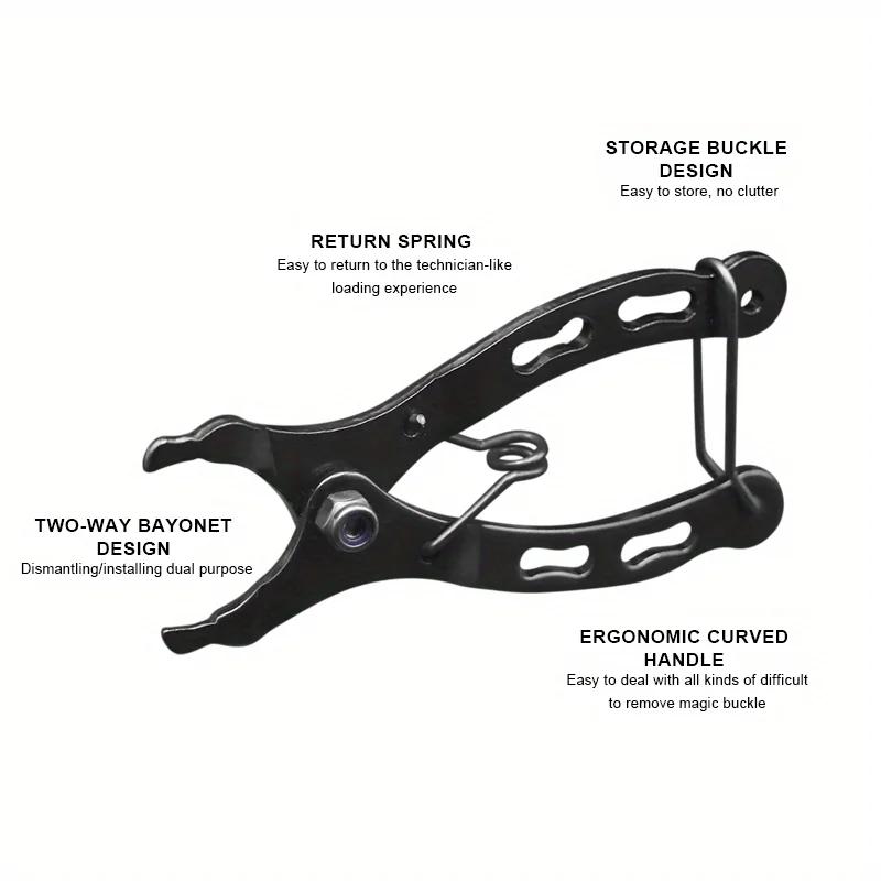 2pcs/set Mini Bike Chain Clamp Repair Tools Pliers Mini Mountain Bike Quick Removal Install Plier Bicycle Accessory