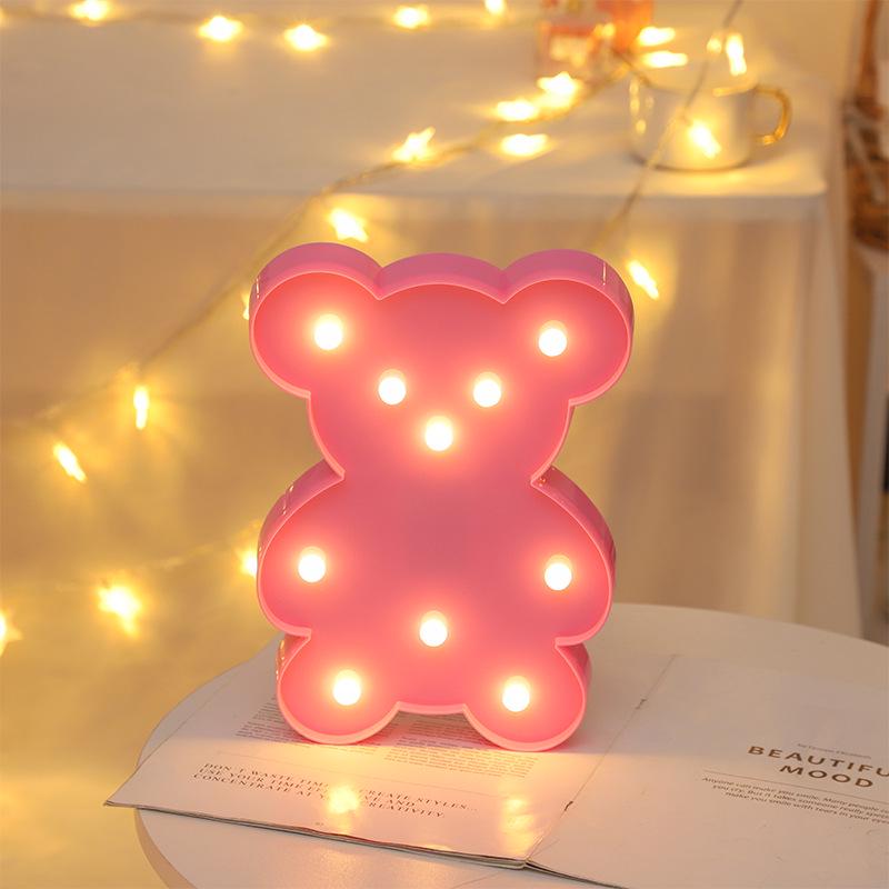 Swan, Cactus, Giraffe Shaped LED Night Light – Colorful Festival Decoration