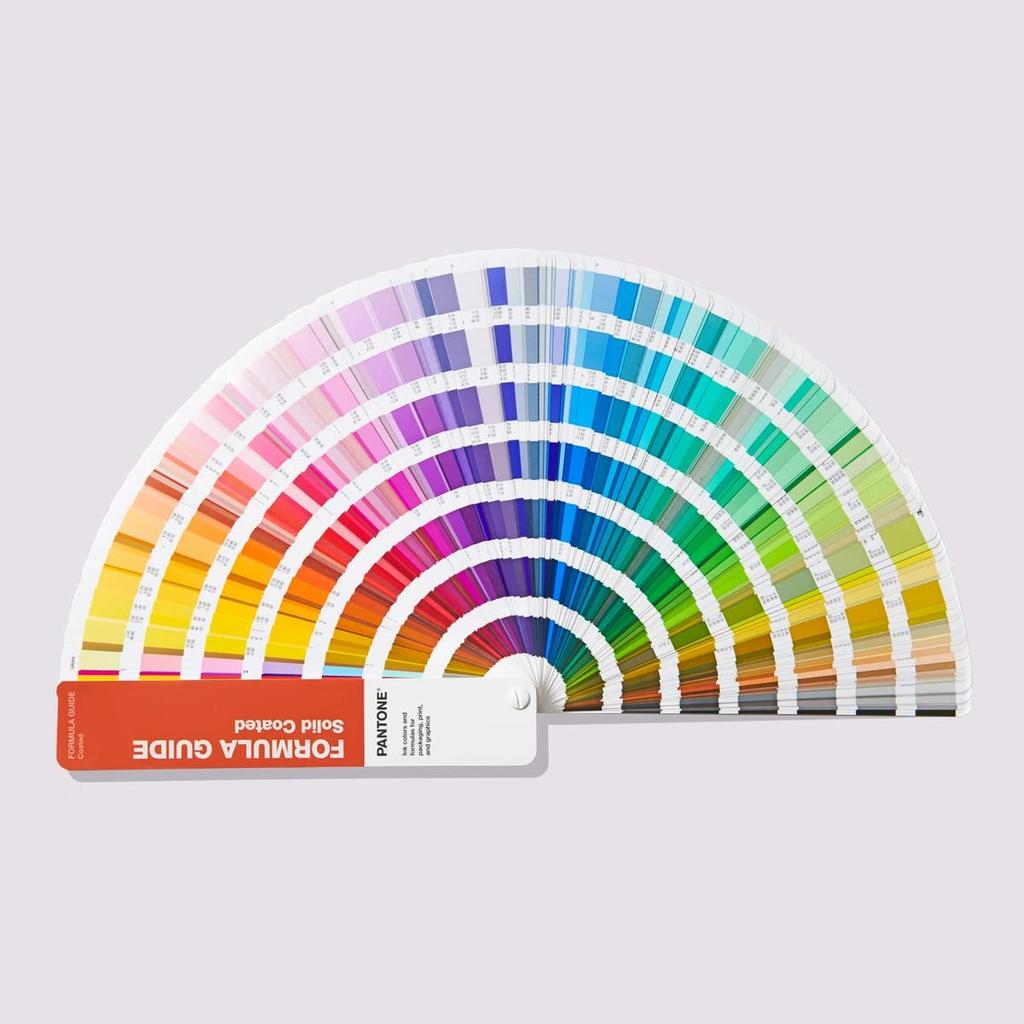 PANTONE PLUS Color Sample Pantone GP1601B Formula Set High Quality Colors In Genuine with Serial Guide/2-book (coated Paper, Paper) [2390 Total]