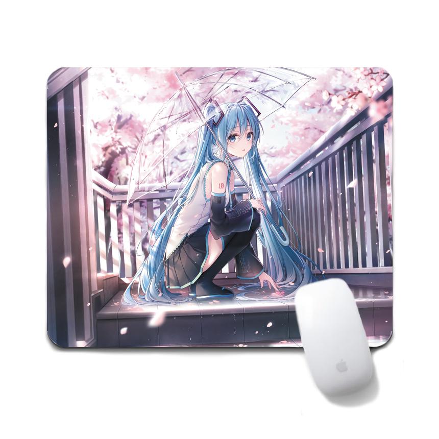 Hatsune Miku Non-Slip Mouse Pad, 20x24cm