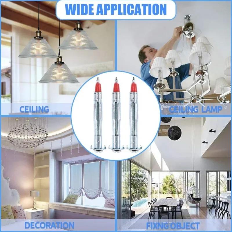 Rote spitze Spreiznieten, Kreuzschrauben, Hohlwände aus verzinktem Stahl, angetriebene Verankerung, Metallbefestigungen, Holzbearbeitungsbolzen-Sets