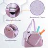 with Shoe Compartment Pickleball Racket Shoulder Bag Nylon Pickleball Handbag  Outdoor Sports
