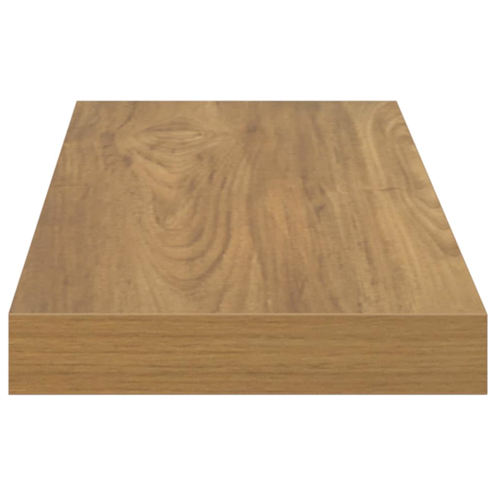 Wall Mounted Shelf Set 4 pcs Brown 90 x 23.5 x 4 cm Particleboard