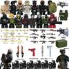 Delta Warden Weilong Red Wolf Building Block Figure Model Toy