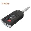 4 Buttons Remote Flip Key Fob Case Shell Blade for Mazda 3 5 6 RX-8 CX-7 CX-9 Car's Accessory