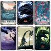 MISES Film Classico Jurassic Park Targa Metallica Pub Targa Metallica Giardino Vecchia Targa Murale Segno Metallico Arrugginito Decorazione Murale Poster Metallico