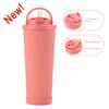 2024 New Model 830ml Large Capacity Thermos Cup with Convenient Handle, Dual Drinking Cup, Large Hole Straw Cup