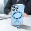 Ultra-thin Cell Phone Ring Holder Magnetic Ring Rotatable Foldable Kickstand Magnet Grip Desktop Stand for MagSafe IPhone 15 14