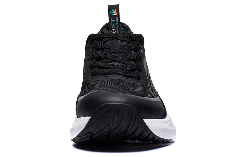 Li Ning Soft Go Cushioning Slip Resistant Abrasion Resistant Breathable Low top Casual Shoes Women's Black AGLT180-1