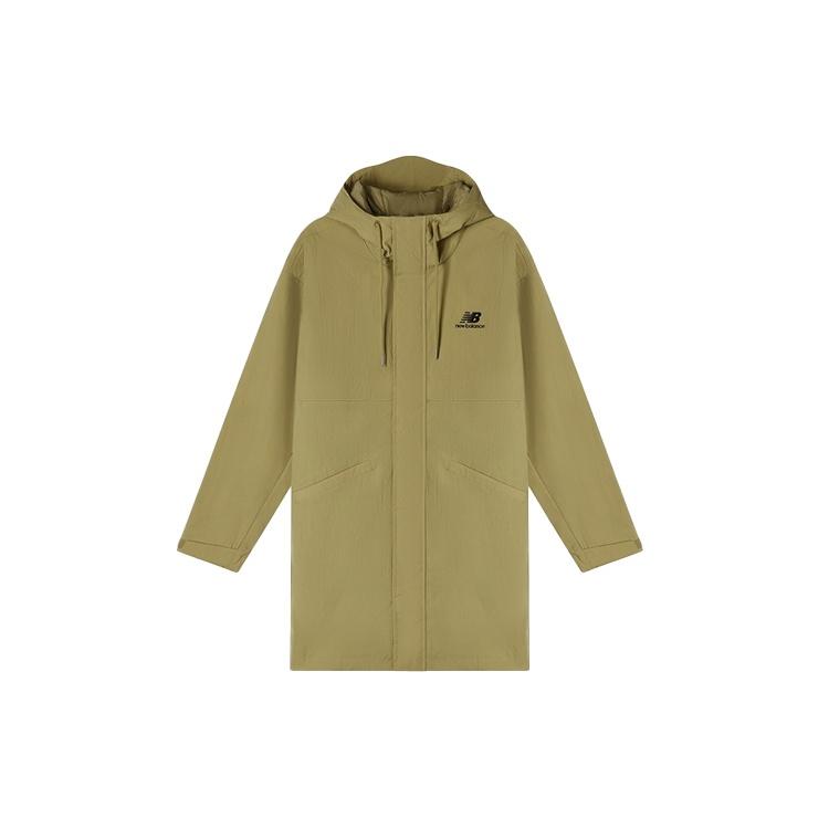 New Balance Casual Lifestyle Long Jacket Asia Sizing  Olive Green  Men s AMJ11337-BEI L