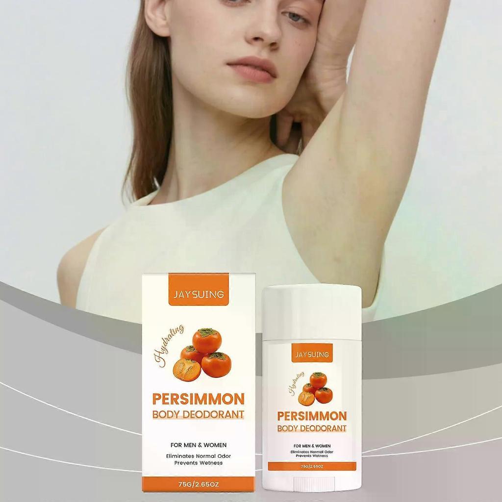 Persimmon Body Deodorant  All-Natural Aluminum-Free Formula for Men & Women, Japanese Persimmon Extract To Eliminate Body Odor & Old People Smell, Ext