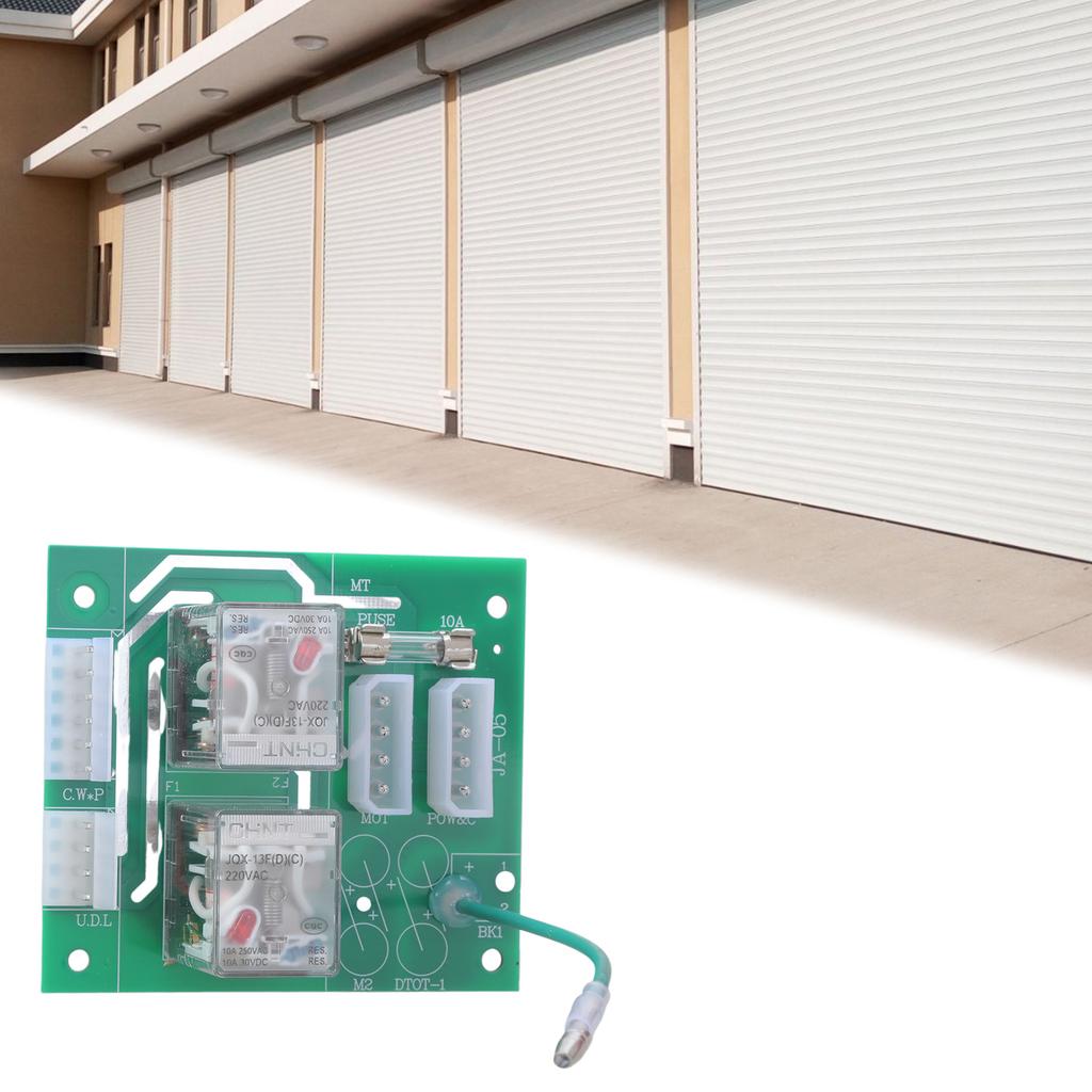 High Sensitivity Motor Relay Circuit Board Stable Mainboard Power Panels Plastic Texture Perfect for Garage Door Systems