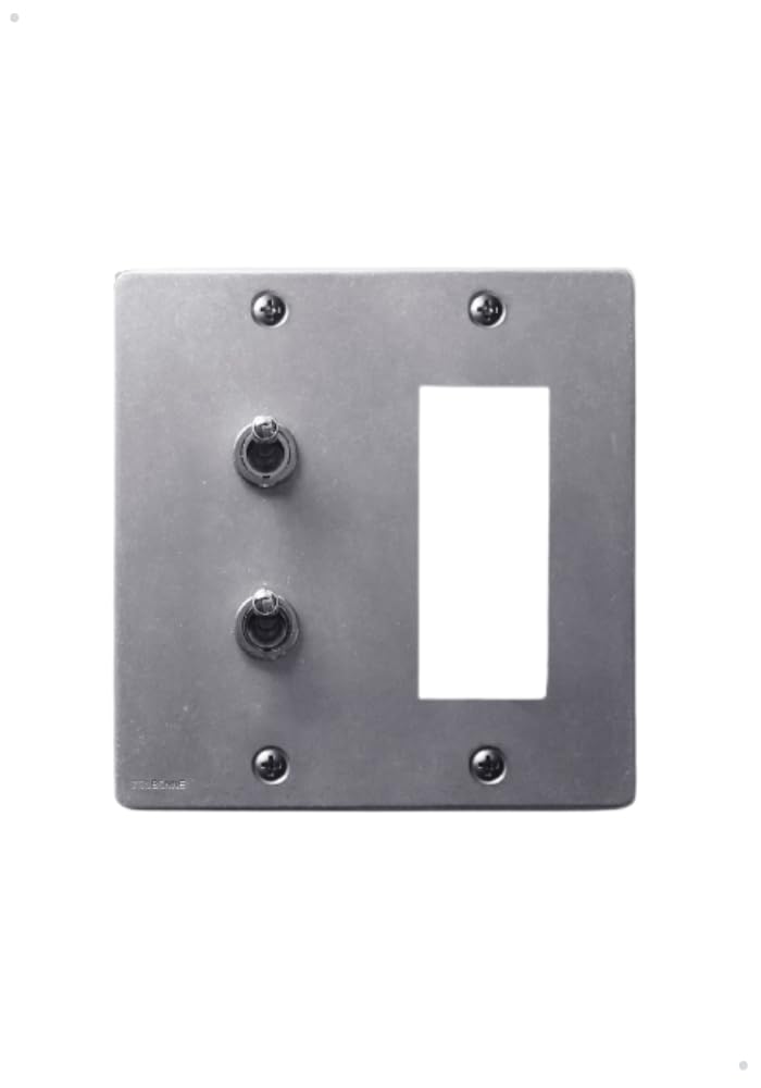 

ZOLBONNE Toggle Switch Vertical Square Hole in & [Made Japan] 2-port switch/left