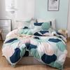 Korean Version of The Simple Four-piece Bed Sheet Quilt Cover Student Dormitory Single Bed Bedding Washable Quilt Cover Sheet 1.5m