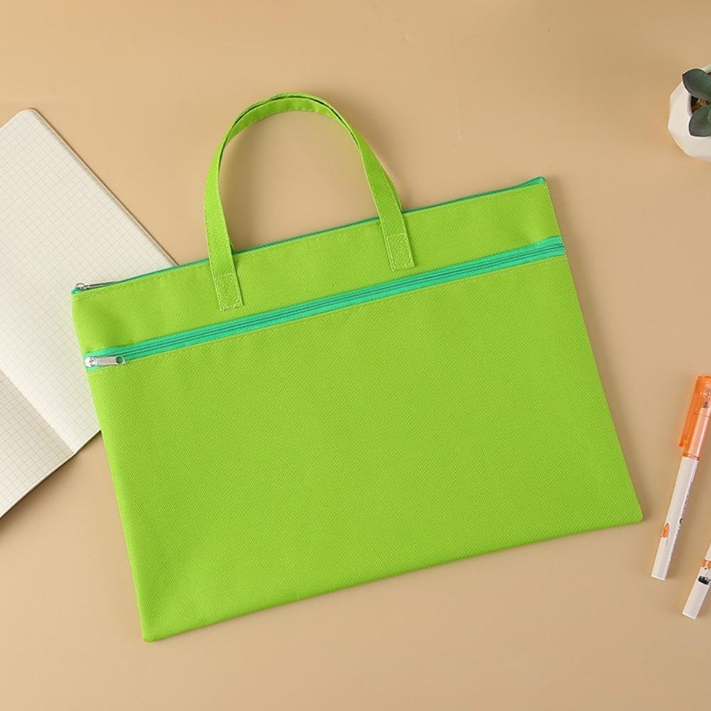 Zipper File Bag Large Capacity File Folder Stationery Dustproof A4 Envelope Folder  School Office