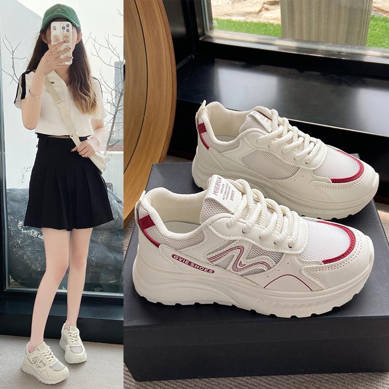 Thick-soled Lightweight Dad Shoes, New Summer Mesh Fashion Casual Sports Shoes, Not Tired Feet Versatile Running Shoes